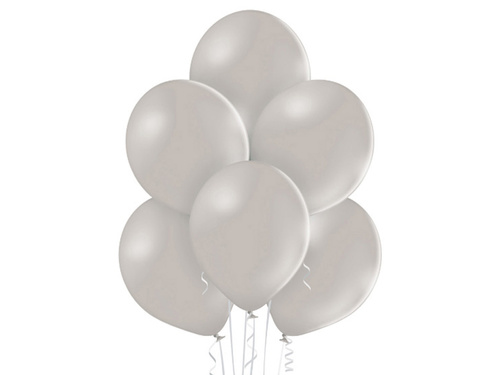 Pastel gray latex balloons - large - 100 pcs.