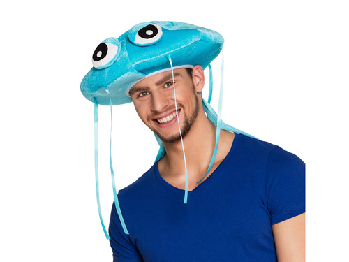 Czapka niebieska Meduza  - 1 szt.