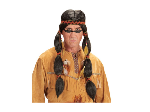 Peruka Indianina z opaską