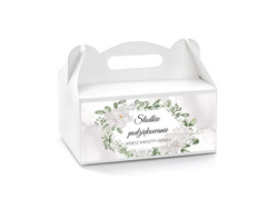 Wedding cake box, 6 pcs