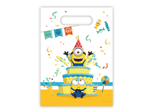 Torebki foliowe Minionki - 6 szt.