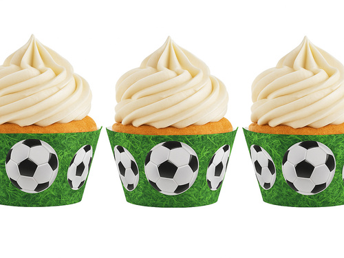 Cupcake cupcakes Football - 6 pcs.