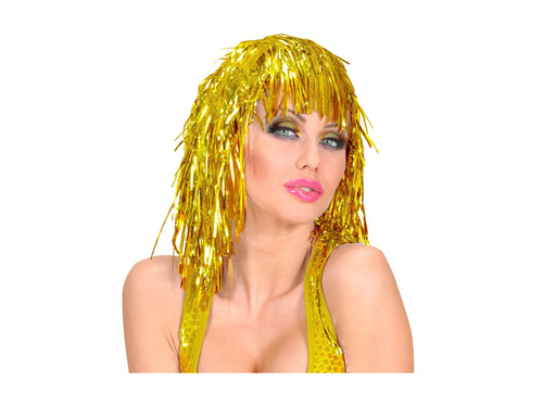 Złota peruka z lametą