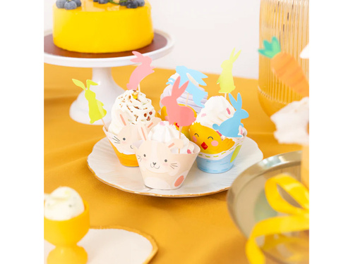 Easter Cake toppers - 6 pcs