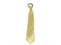 Gold sequin tie