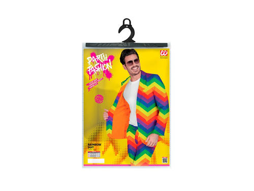 Strój imprezowy - tęczowy garnitur