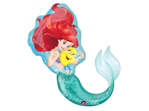 Ariel foil balloon - Little Mermaid - 71 x 86 cm - 1 pc.