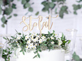 Sto Lat cake topper - 14 cm