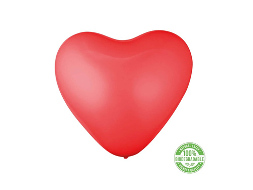 Red hearts latex balloons - 30 cm - 100 pcs.