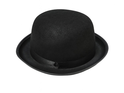 Black bowin hat