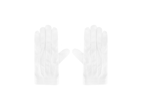 Rękawiczki białe - 23 cm - 1 szt.