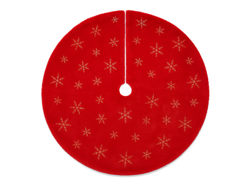 Pokrowiec pod choinkę - czerwony - 80 cm - 1 szt.