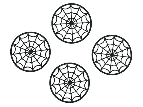 Spiderweb Felt stand - 10 cm
