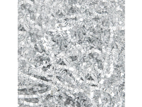 Metalized corrugated gift filler - silver - 50 g