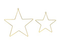 Metal pendants Stars - 2 pcs.