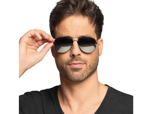 Pilot glasses with smoke lenses - 1 pc