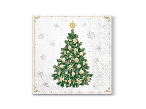 Christmas tree napkins - 33 cm - 20 pcs.