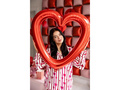 Shape Frame Heart red 73 x 72 cm