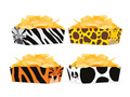 Animal Chip Boxes - 4 pcs.