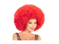 Czerwona duża peruka afro wysokiej jakości