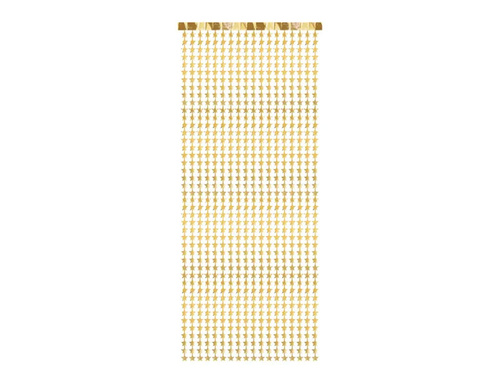 Curtain Stars metallic gold - 100 x 245 cm