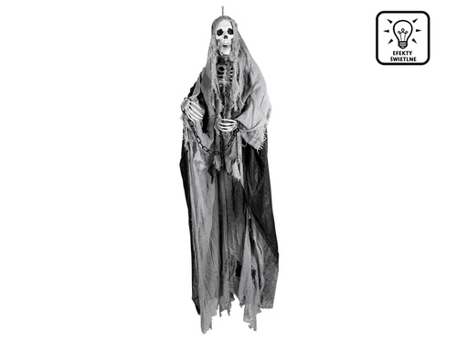 Dekoracja wisząca Szkielet w łańcuchach - 180 cm - 1 szt.