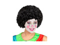 Peruka klauna czarna włosy afro