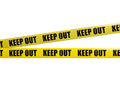 Caution Tape Keep Out Foil - 6 m