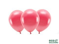 EKO Metalized latex balloons bright red - extra large - 10 pcs.