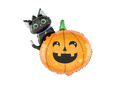Halloween Pumkin with Cat Foil Balloon - 69 x 84 cm - 1 pc