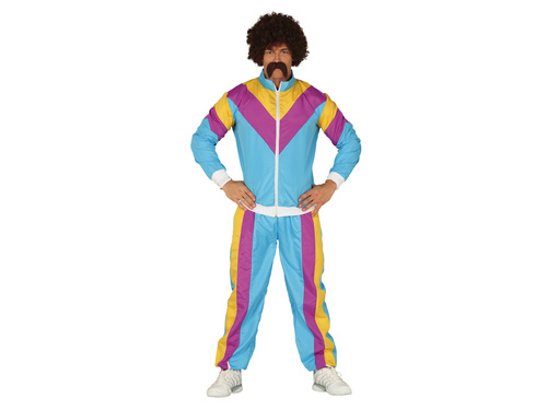 Disco costume Blue tracksuit for a teenager