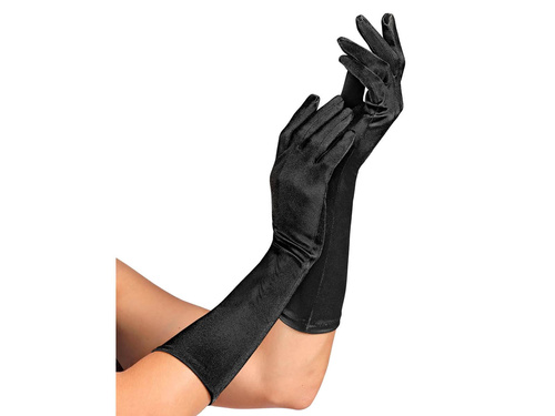 Pair of black gloves - 40 cm