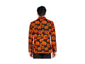 Imprezowa marynarka Pumpkin - pomarańczowa z motywem dyni