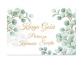 Sticker for wedding guest book - 1 pc.