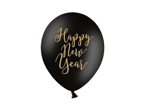 Happy New Year balloons - 30 cm - 6 pcs.