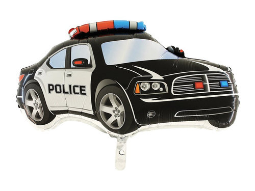Police Shape Foil Balloon - 79 x 52 cm - 1 pc
