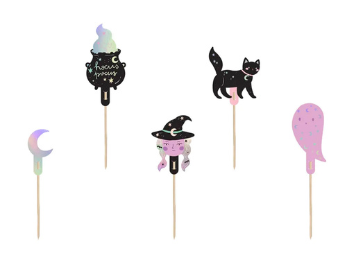 Cake toppers -  6 pcs