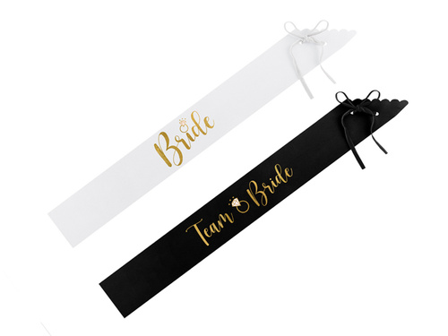 Szarfy Team Bride i Bride - 6 szt.