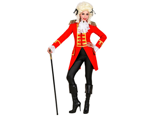 Red parade coat for woman