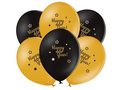 Happy New Year latex balloons - 50 pcs