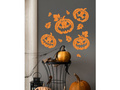 Brokatowe naklejki Dynie na Halloween - 1 szt.