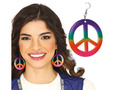 Multicolor hippie earrings