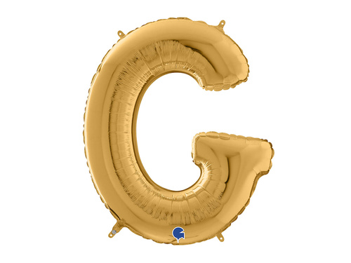SuperShape Letter "G" Gold Foil Balloon - 66 cm - 1 pc