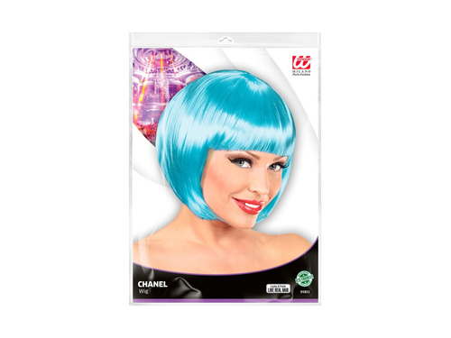 Błękitna peruka Chanel
