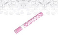 Shooting tube - white hearts - 40 cm - 1 pc.