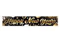 Polyester banner Happy New Year - 50 x 290 cm