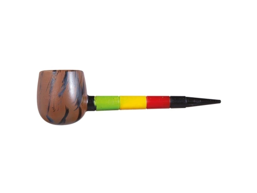 Rasta pipe - 1 pc