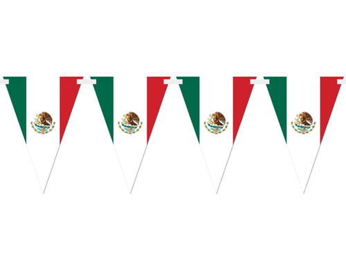 Mexico Flag Hanging Banner - 5m