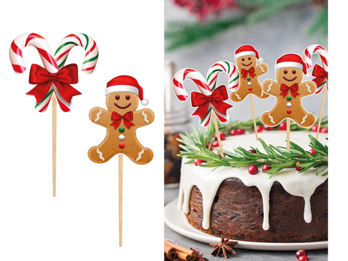 Christmas Partypicks - 6 cm - 12 pcs