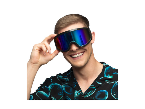 Imprezowe gogle narciarskie czarne